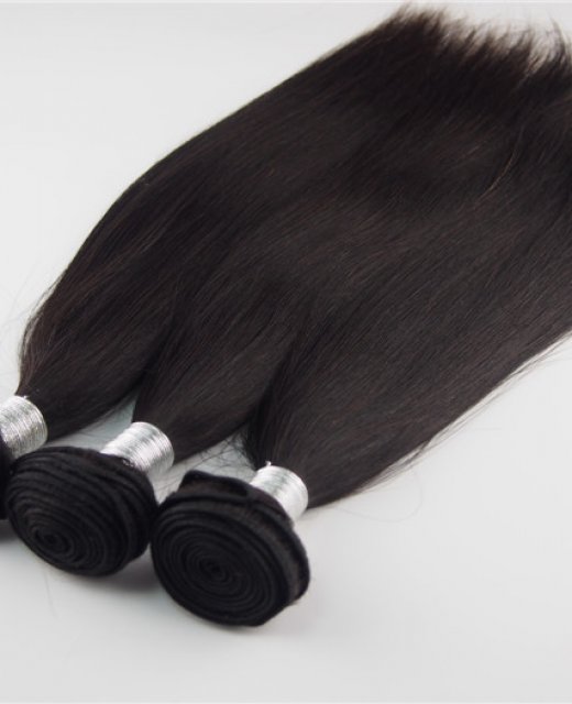 Human Hair Weave Natural Straight 